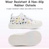 Chaussures pour tout-petits Garçons Filles Glisser sur toile Sneakers (Dinosaure)
