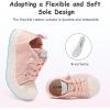 Chaussures pour tout-petits Garçons Filles Glisser sur toile Sneakers(Pink)