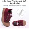 Enfants Chaussures Garçons Filles Glisser sur toile Sneakers(Rouge)