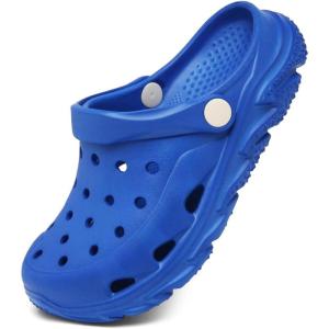 Cubufly Kids Boys Girls Clog Garden Shoes Slip On Slide Sandals Beach Water Shoes for Toddler/Little Kid/Big Kid/Children(Klein Blue)
