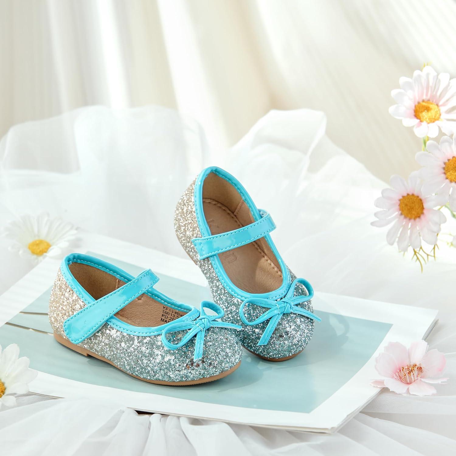 image:imageKolan Toddler Little Girls Mary Jane Ballet Flat Soft Lining Dress ShoesKf13green