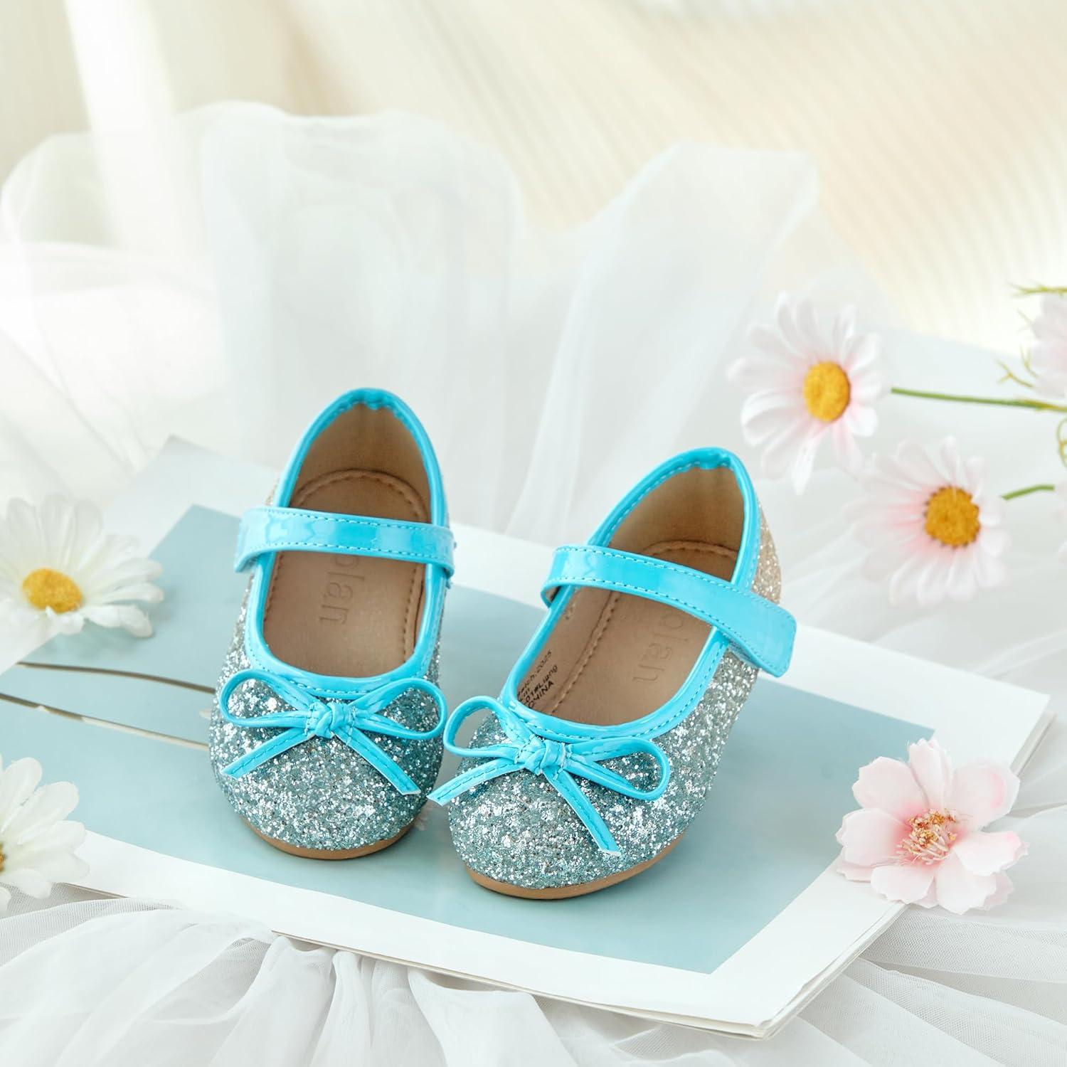 image:imageKolan Toddler Little Girls Mary Jane Ballet Flat Soft Lining Dress ShoesKf13green