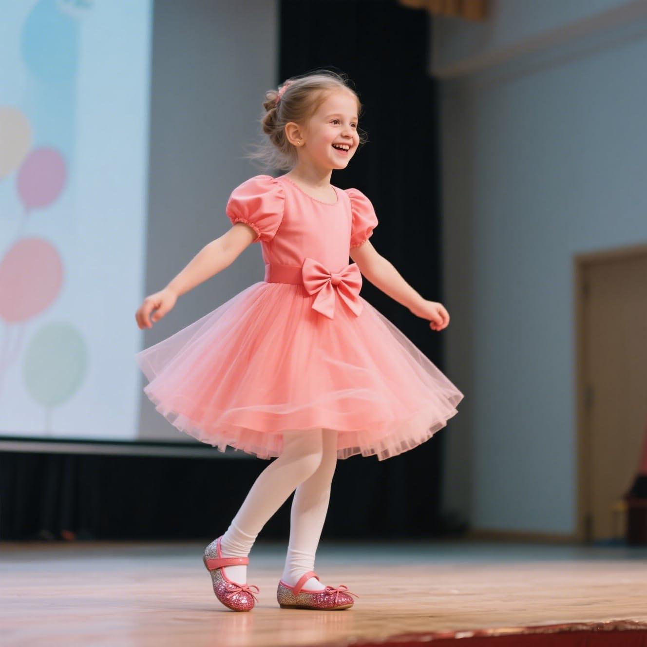 image:imageKolan Toddler Little Girls Mary Jane Ballet Flat Soft Lining Dress ShoesKf13red
