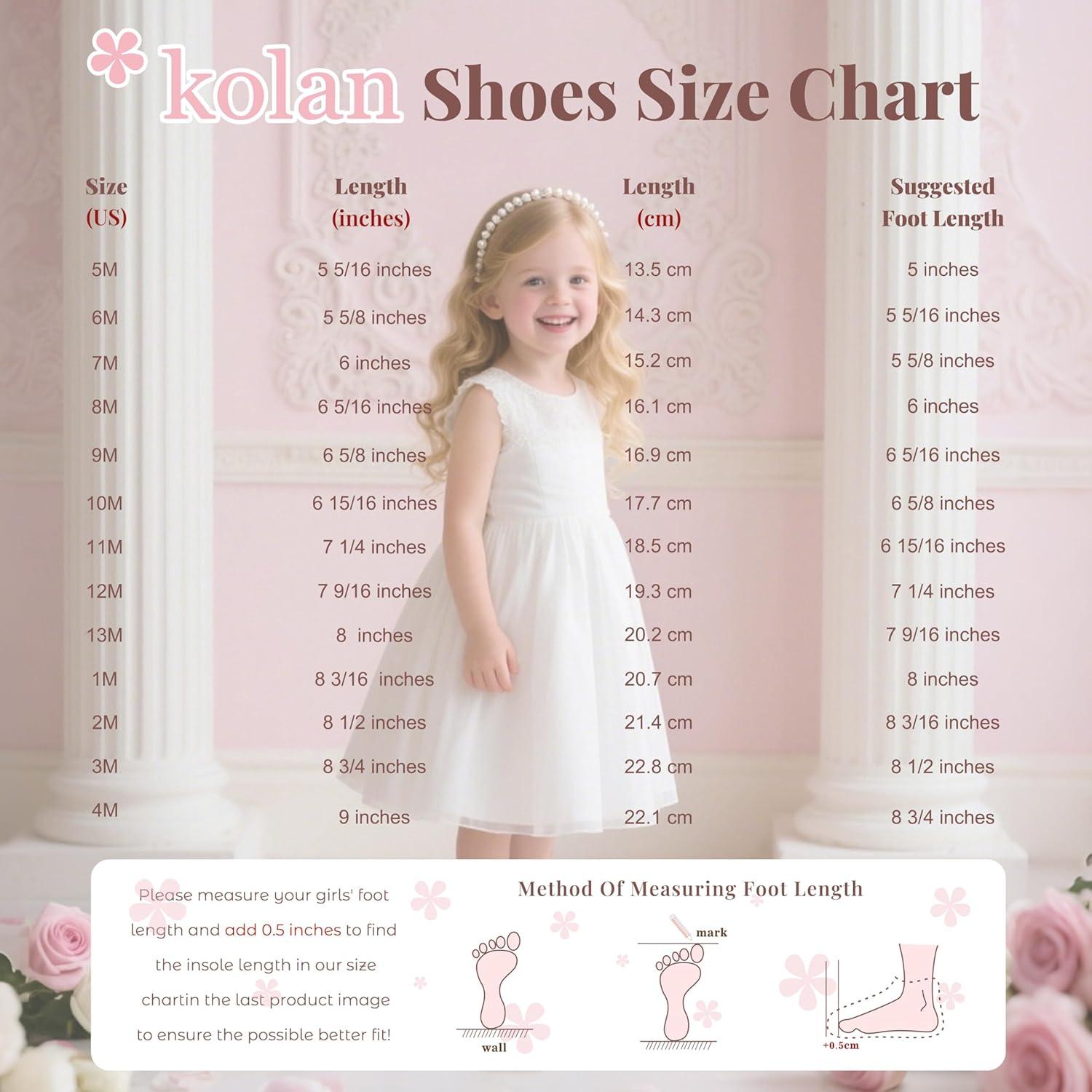 image:imageKolan Toddler Little Girls Mary Jane Ballet Flat Soft Lining Dress ShoesKf14white