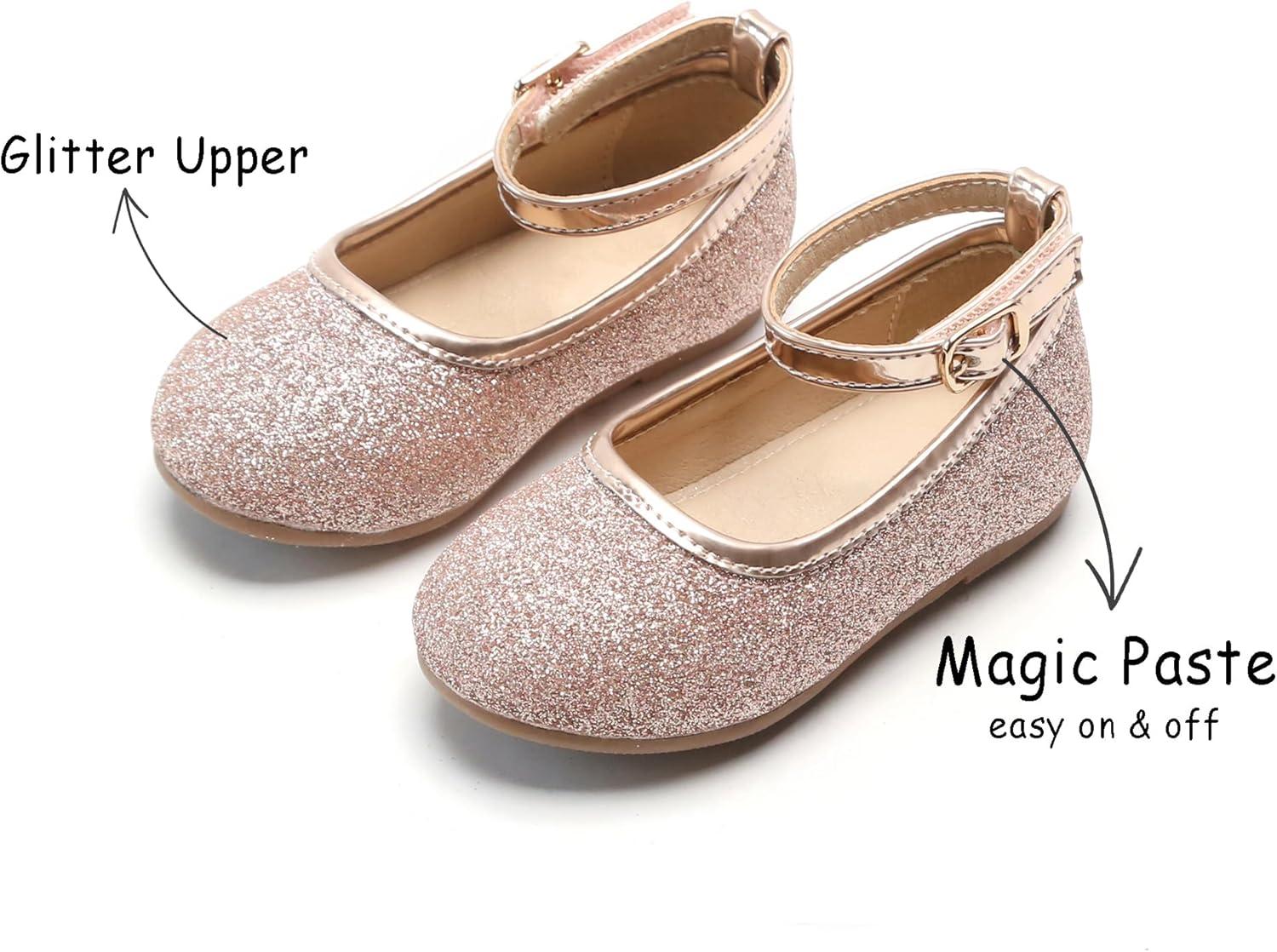 image:imageKolan Toddler Little Girls Mary Jane Ballet Flat Soft Lining Dress ShoesKf15pink