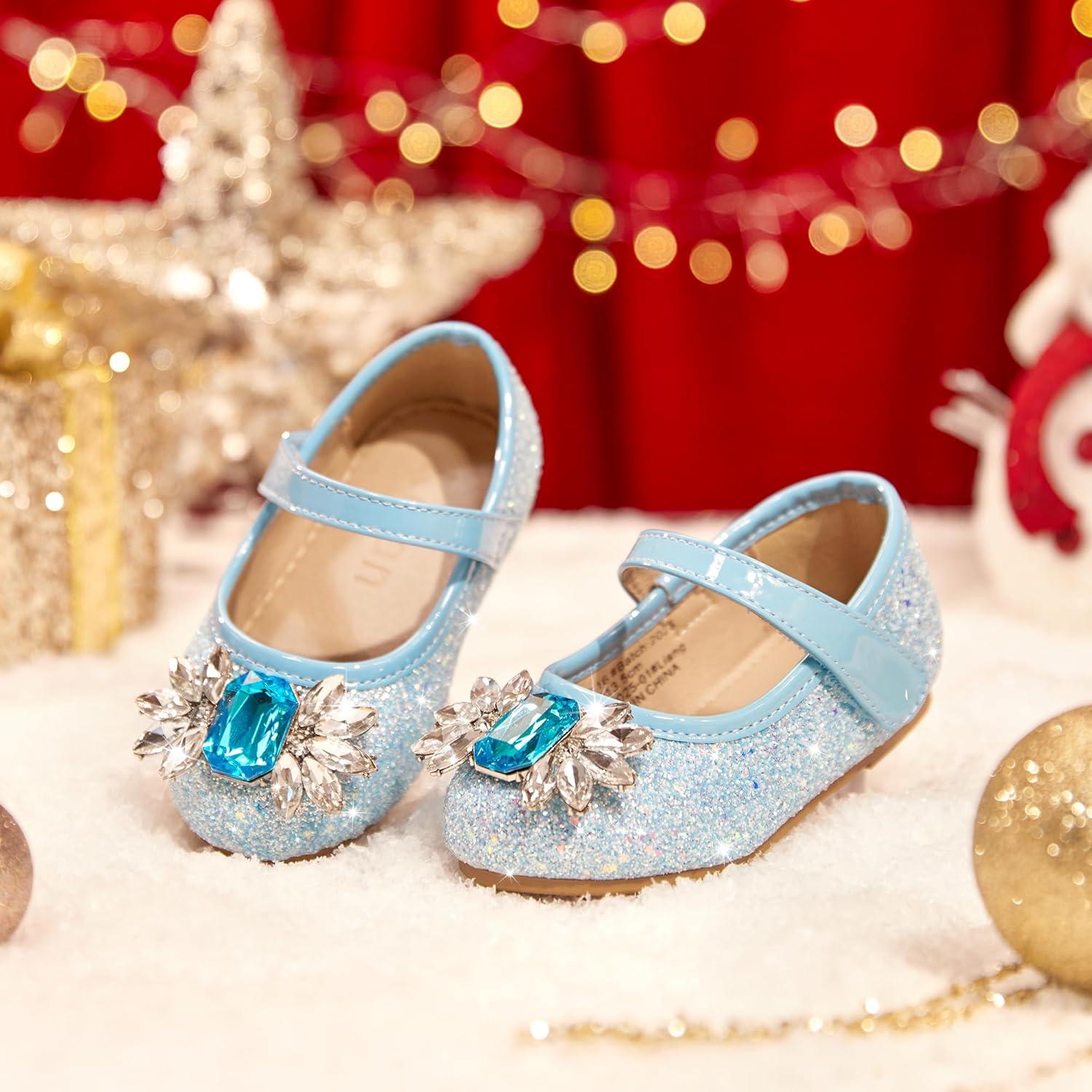 image:imageKolan Toddler Little Girls Mary Jane Ballet Flat Soft Lining Dress ShoesKf16blue