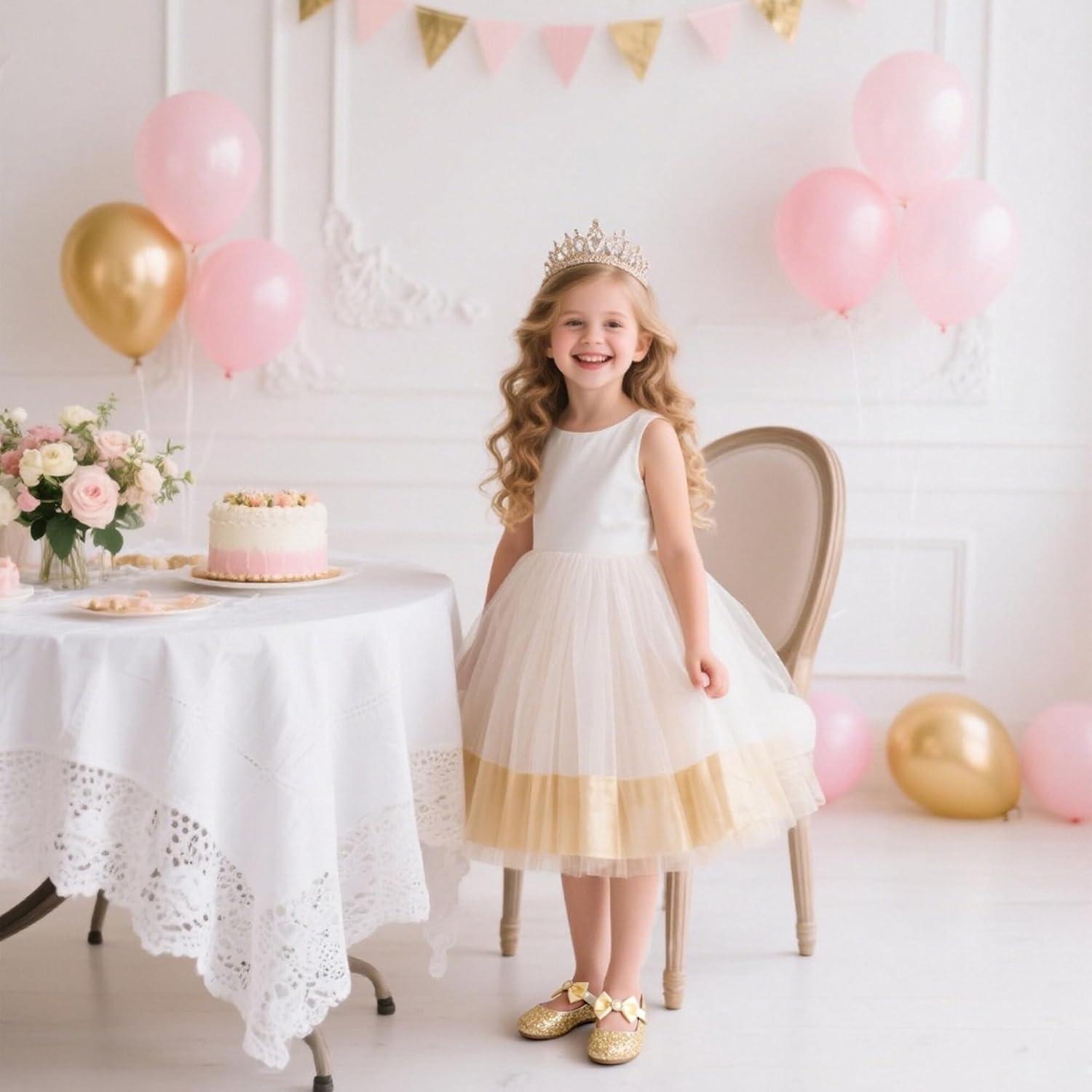 image:imageKolan Toddler Little Girls Mary Jane Ballet Flat Soft Lining Dress ShoesKf18gold