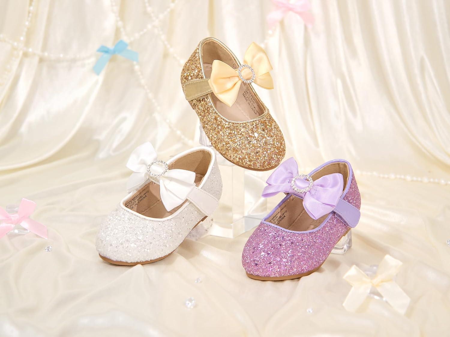 image:imageKolan Toddler Little Girls Mary Jane Ballet Flat Soft Lining Dress ShoesKf18gold