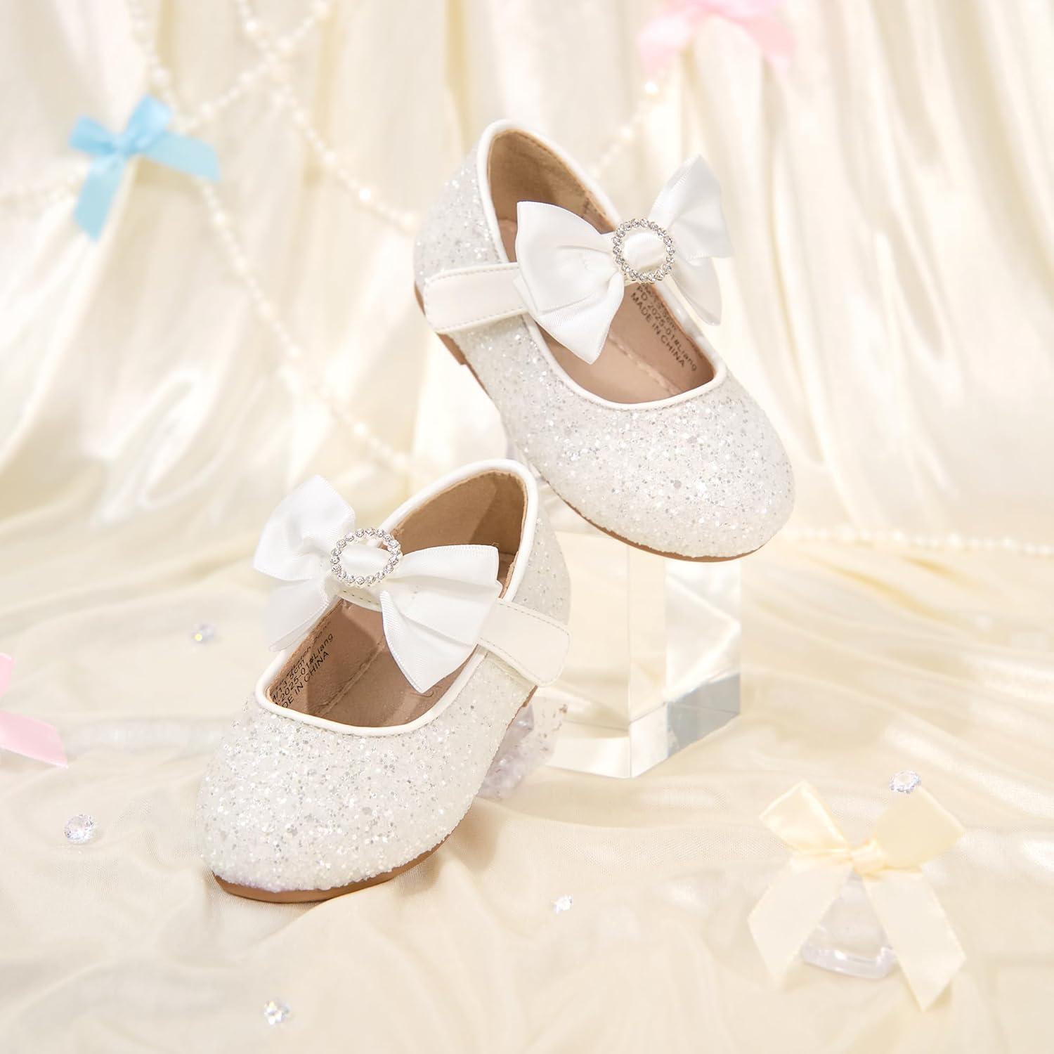 image:imageKolan Toddler Little Girls Mary Jane Ballet Flat Soft Lining Dress ShoesKf18white