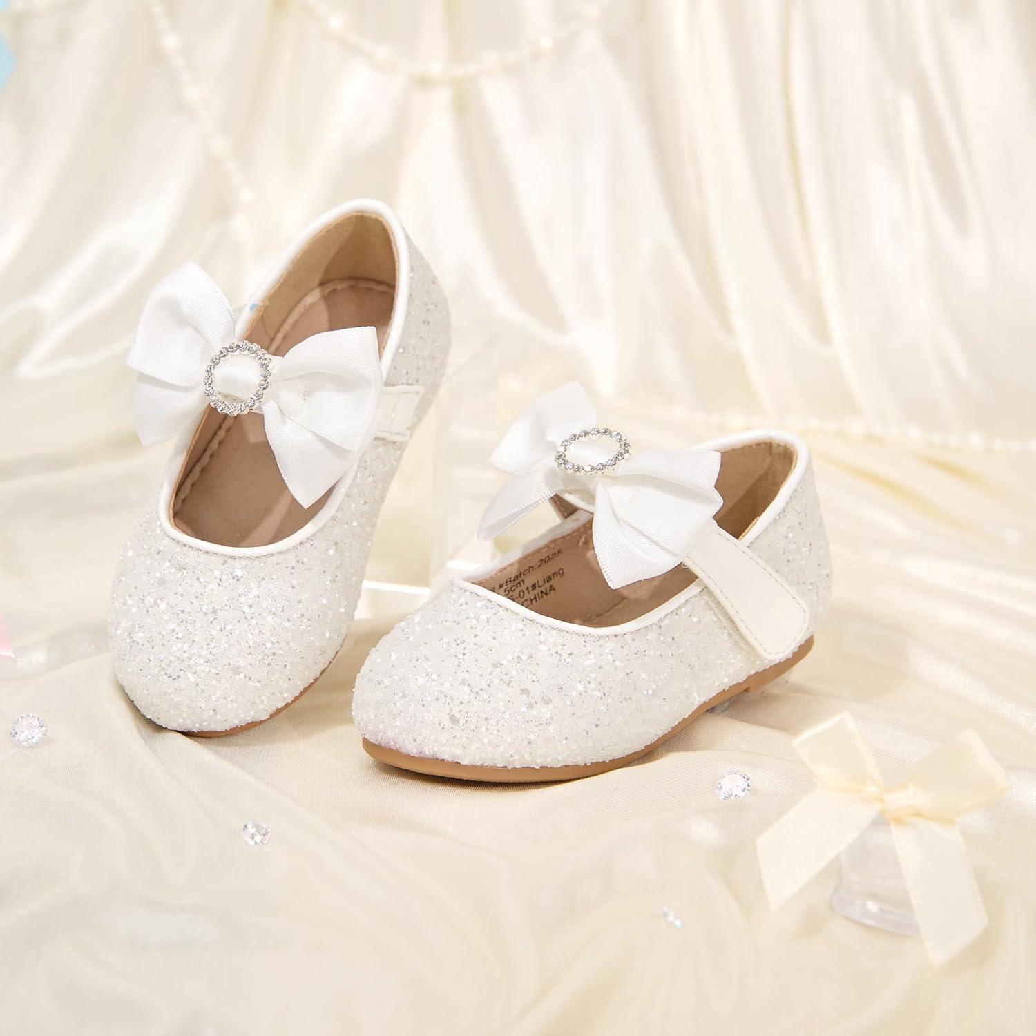 image:imageKolan Toddler Little Girls Mary Jane Ballet Flat Soft Lining Dress ShoesKf18white