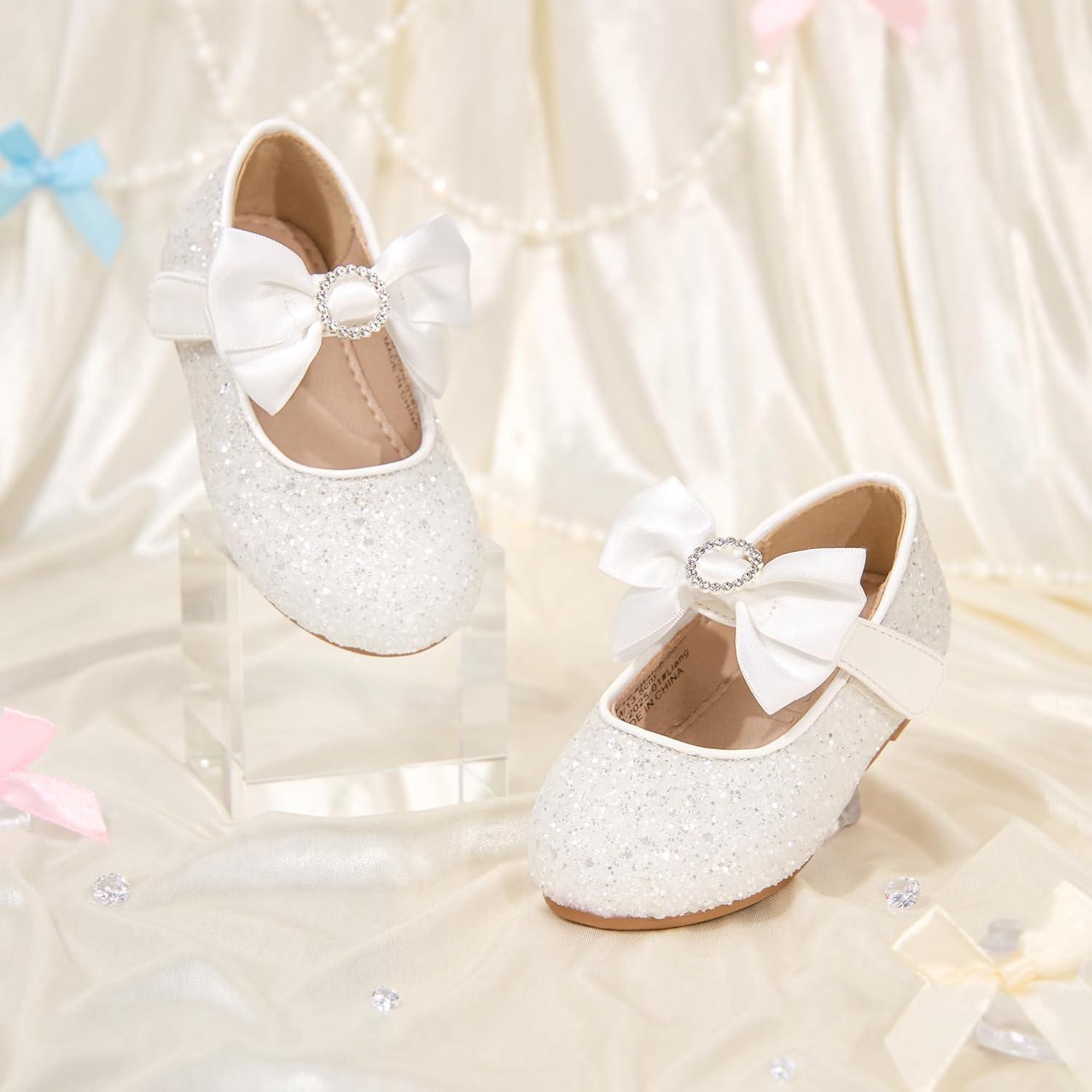 image:imageKolan Toddler Little Girls Mary Jane Ballet Flat Soft Lining Dress ShoesKf18white