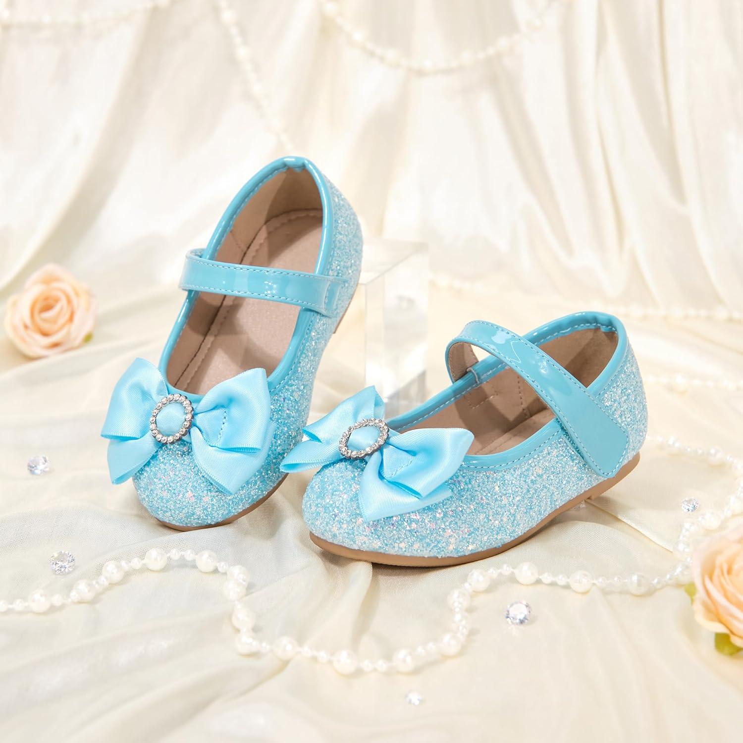 image:imageKolan Toddler Little Girls Mary Jane Ballet Flat Soft Lining Dress ShoesKf19blue