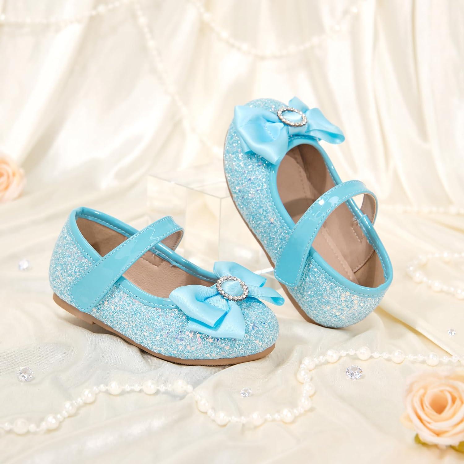 image:imageKolan Toddler Little Girls Mary Jane Ballet Flat Soft Lining Dress ShoesKf19blue