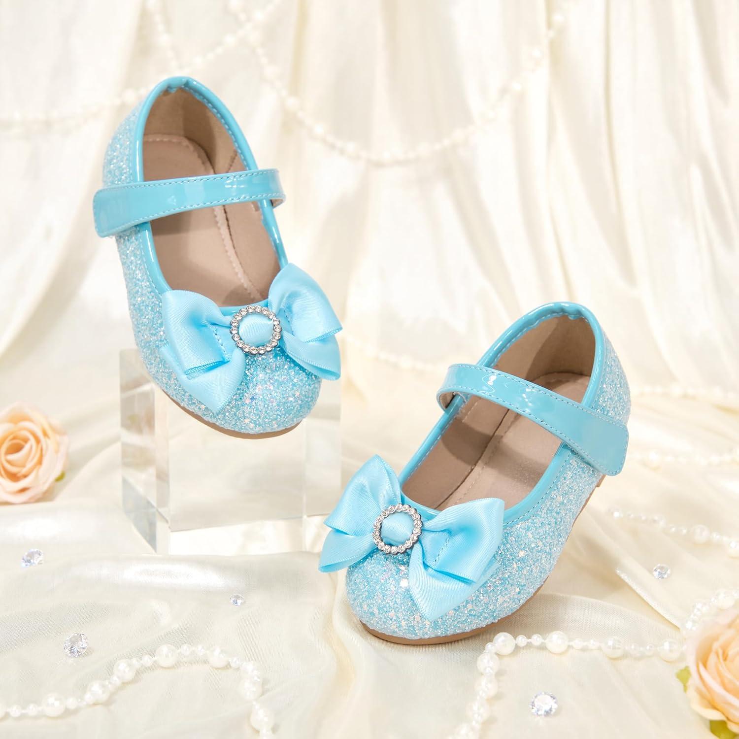 image:imageKolan Toddler Little Girls Mary Jane Ballet Flat Soft Lining Dress ShoesKf19blue