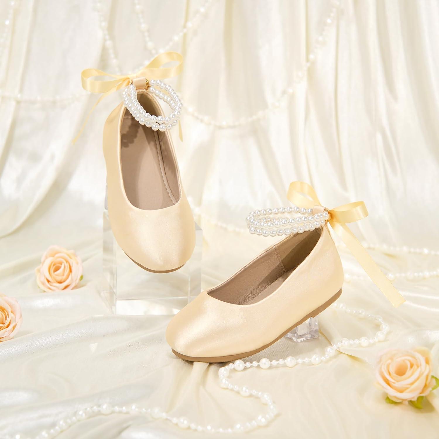 image:imageKolan Toddler Little Girls Mary Jane Ballet Flat Soft Lining Dress ShoesKf20yellow