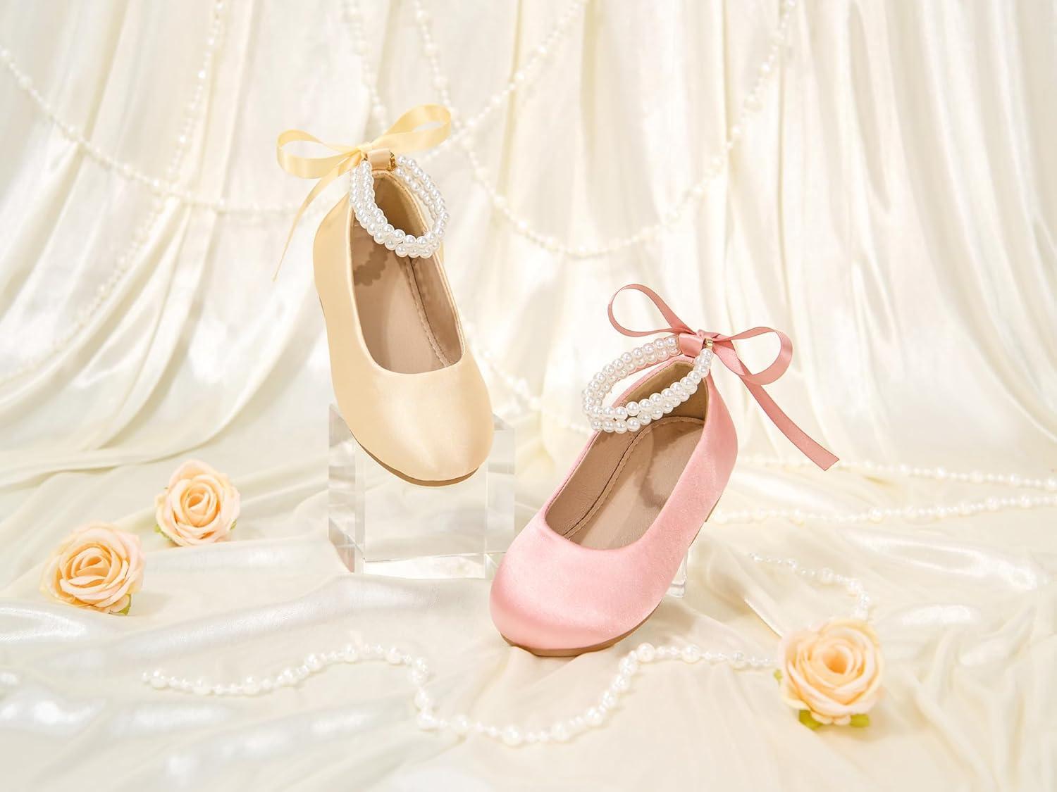image:imageKolan Toddler Little Girls Mary Jane Ballet Flat Soft Lining Dress ShoesKf20yellow