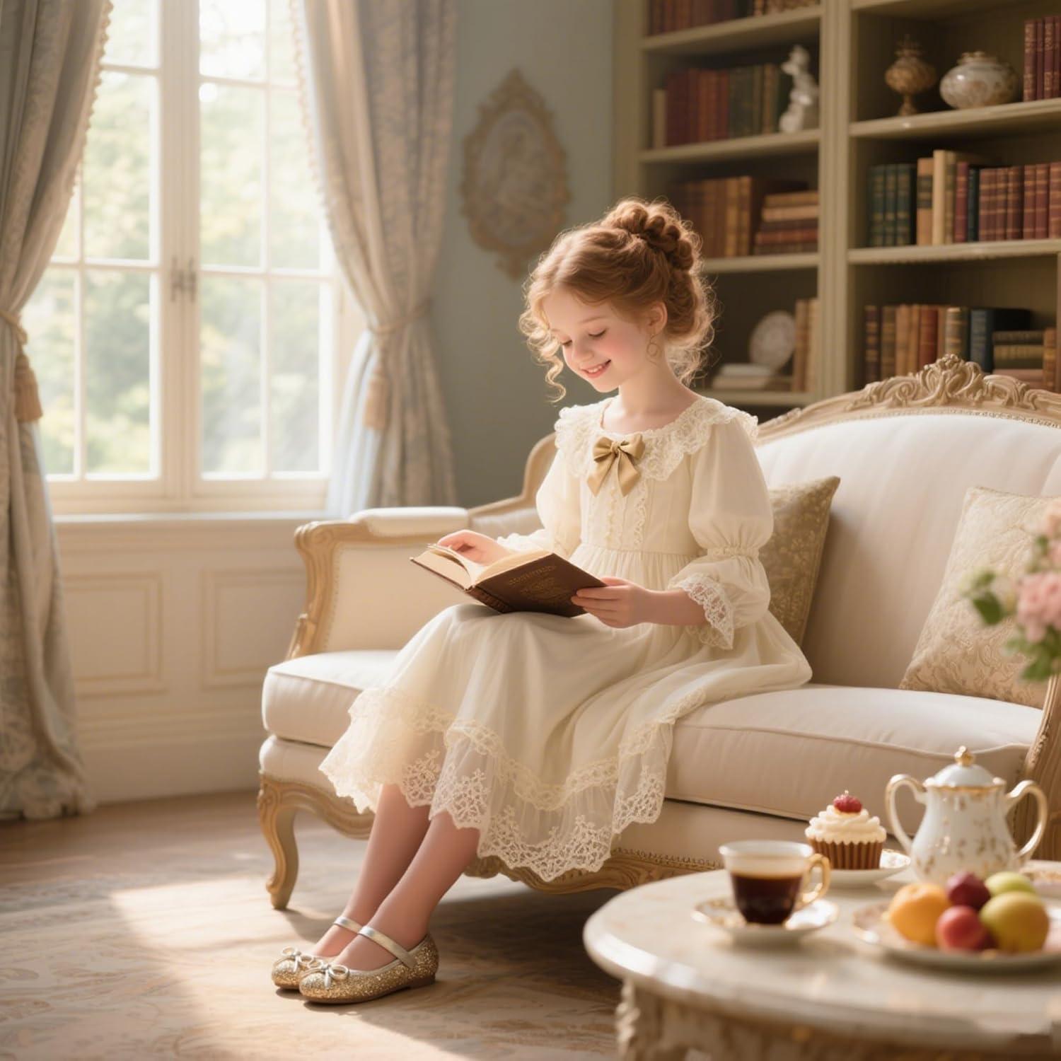 image:imageKolan Toddler Little Girls Mary Jane Ballet Flat Soft Lining Dress ShoesKf701gold