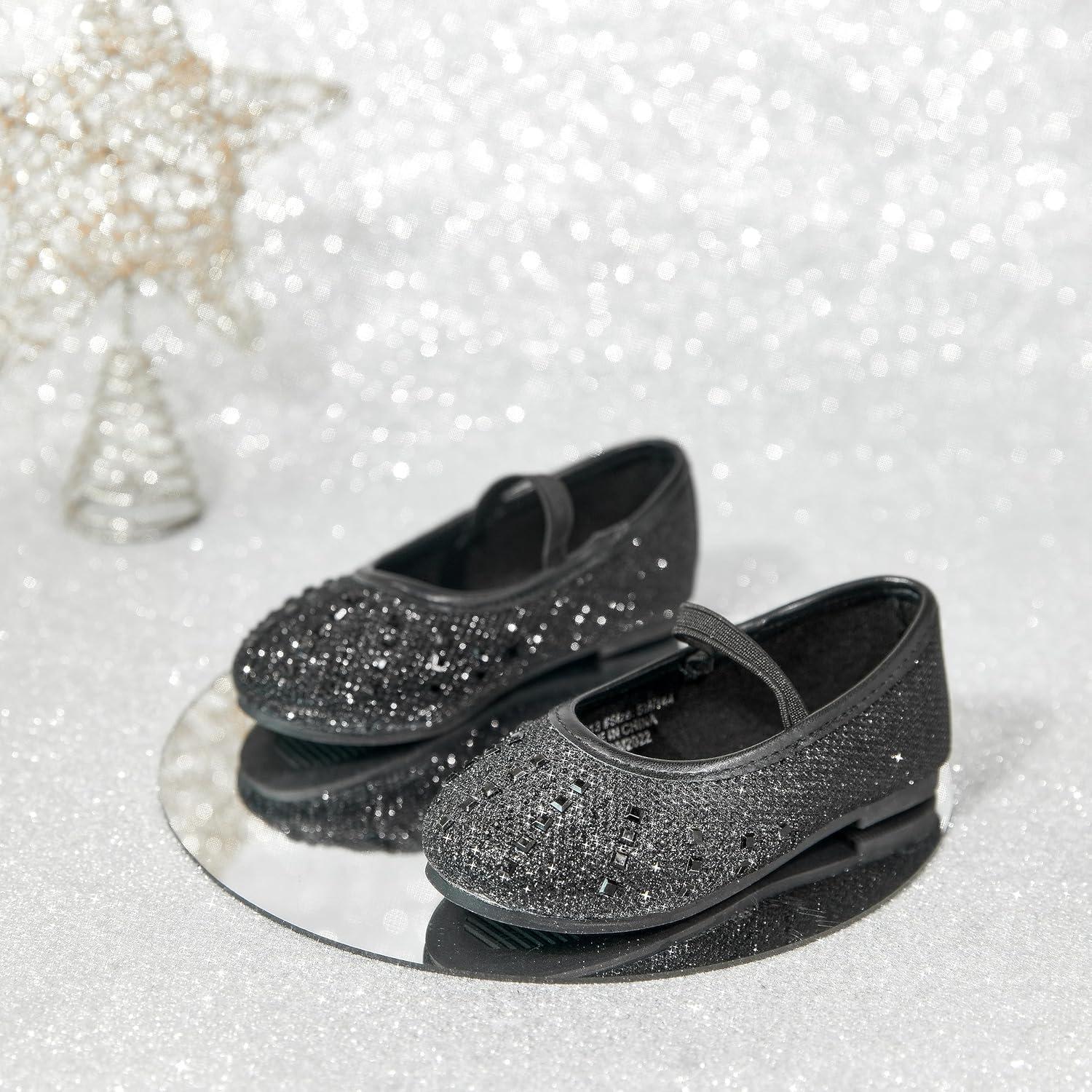 image:imageKolan Toddler Little Girls Mary Jane Ballet Flat Soft Lining Dress ShoesKh22black