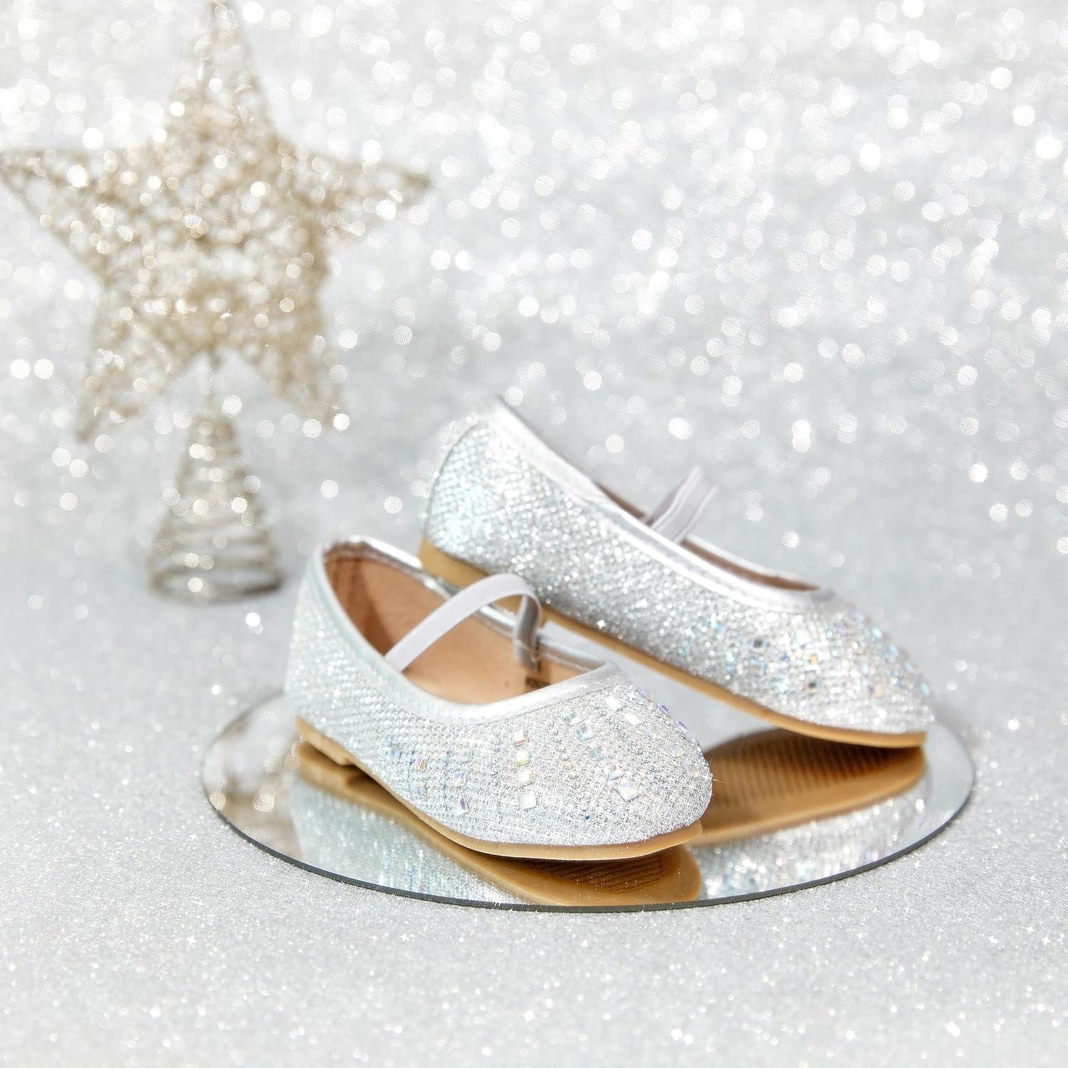 image:imageKolan Toddler Little Girls Mary Jane Ballet Flat Soft Lining Dress ShoesKh22silver