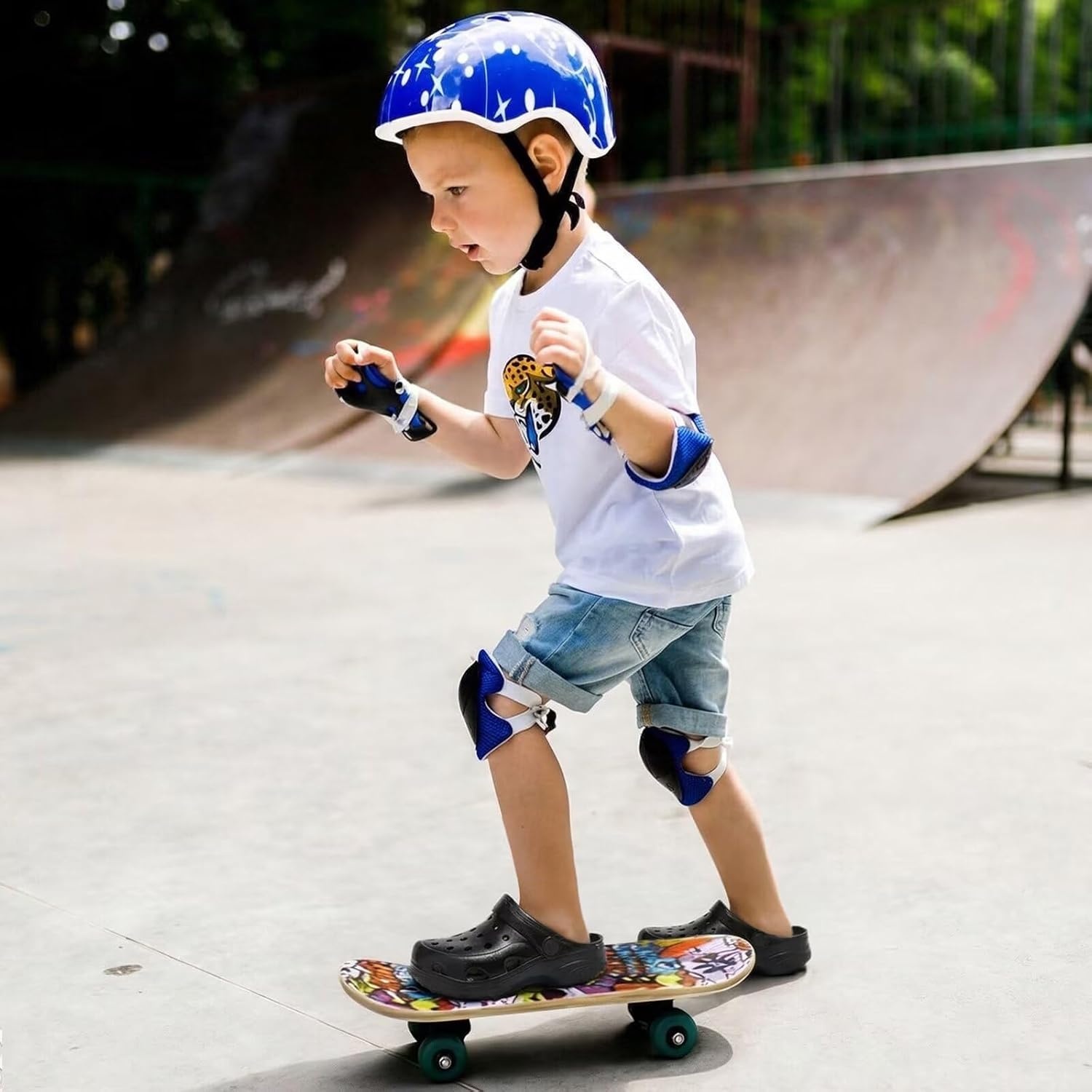 image:imageCubufly Kids Camo Clogs Boys Girls Marbled Tie Dye Slides Sandals Toddler Pool Beach Water Shoes SlippersHighshine